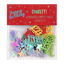 Birthday Party Coloured Paper Confetti