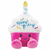 Palm Pals Sparkle Birthday Cupcake Soft Toy