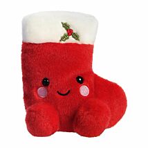 Palm Pals Holly Stocking Christmas Soft Toy
