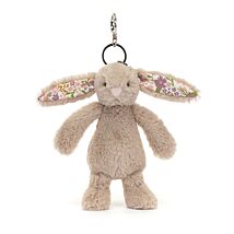 Blossom Beige Bunny Petal Bag Charm