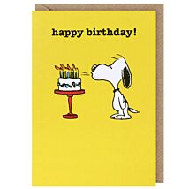 Snoopy ‘Cake’ Birthday Card