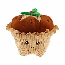 Keeleco Mince Pie 12cm Christmas Soft Toy