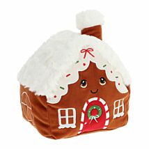 Keeleco Gingerbread House 15cm Christmas Soft Toy