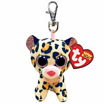 Livvie Leopard Beanie Boo Clip
