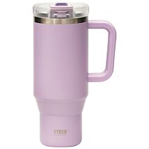 Aura Purple 40oz Travel Tumbler with Handle