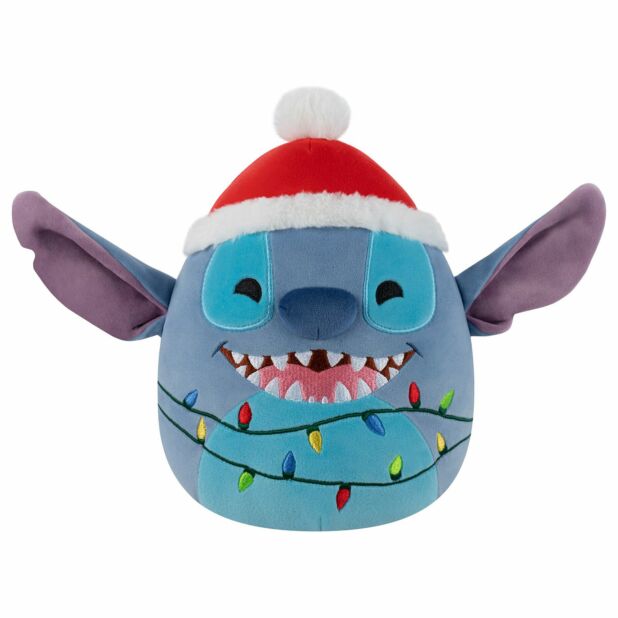 Squishmallows Disney 8” Santa Stitch Christmas Plush | Gifts Kids Want