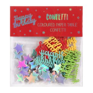 Birthday Party Coloured Paper Confetti