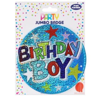 Birthday Boy Jumbo 15cm Badge