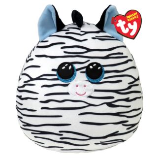 Xander Zebra Squishy Beanie 10”
