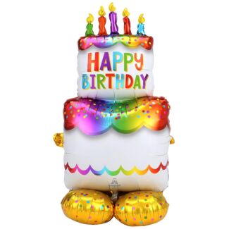 Airloonz Birthday Cake 134cm Giant Floor-Standing Balloon