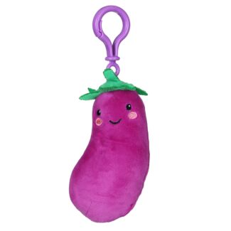 Softlings Foodies Aubergine Plush Key Clip