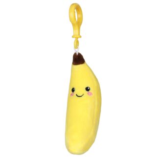 Softlings Foodies Banana Plush Key Clip