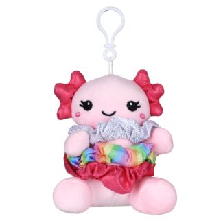 Scrunch Bunch Axolotl Scrunchies Plush Key Clip