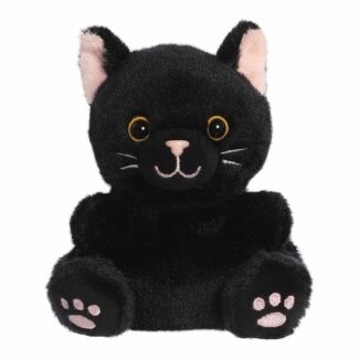 Palm Pals Twilight Black Cat Halloween Soft Toy