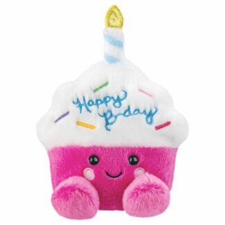 Palm Pals Sparkle Birthday Cupcake Soft Toy