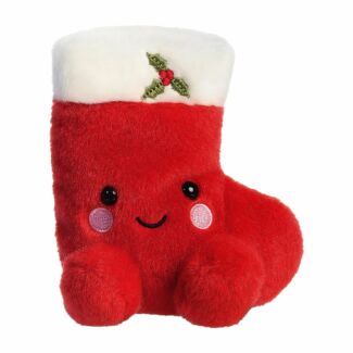 Palm Pals Holly Stocking Christmas Soft Toy