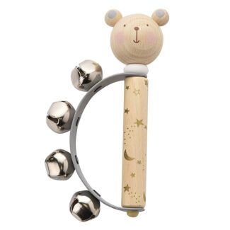 Bambino Wooden Toy Bear Handbell Musical Toy