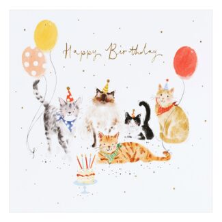 Party Cats Birthday Card