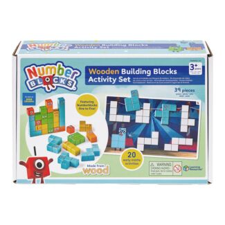 Numberblocks Wooden Building Blocks Activity Set