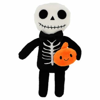Keeleco Skeleton with Pumpkin 16cm Halloween Soft Toy