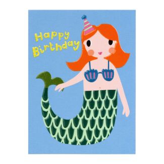 Mermaid Small Birthday Card