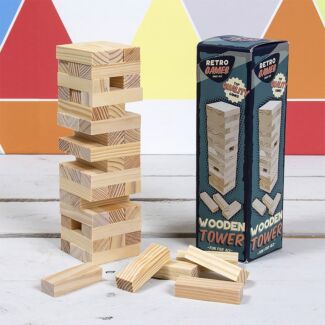 Retro Games Wooden Tower