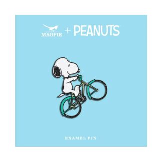 Peanuts Bicycle Snoopy Pin Badge