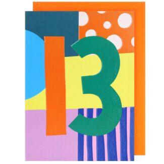 New Age 13th Birthday Card