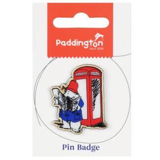 Phone Box Pin Badge