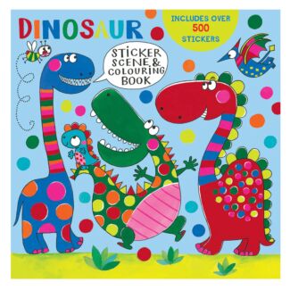 Dinosaur Sticker Scene Book