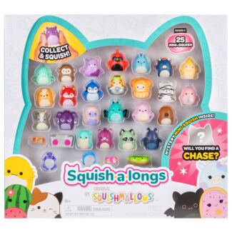 Squish-A-Longs Pack of 25 1” Mini Squish & Ring - Series 2