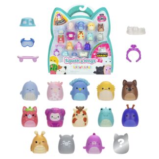 Squish-A-Longs Pack of 14 1” Mini Squish & Ring - Series 2