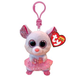 Nina Mouse Beanie Boo Clip