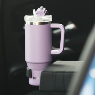 Aura 40oz Travel Tumbler with Handle - Select Colour