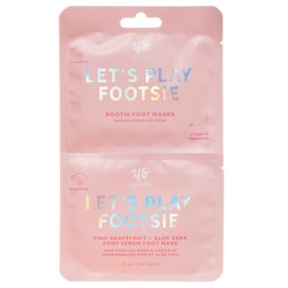 ‘Let’s Play Footsie’ Pack of 2 Foot Mask