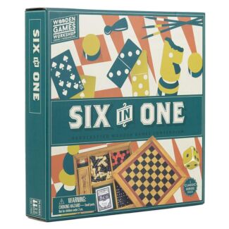 Six in One Wooden Game Compendium