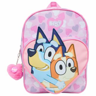 Heart Pocket Pink Backpack