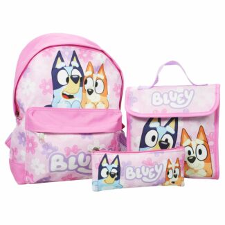 Pink Backpack, Lunch Bag & Pencil Case Set
