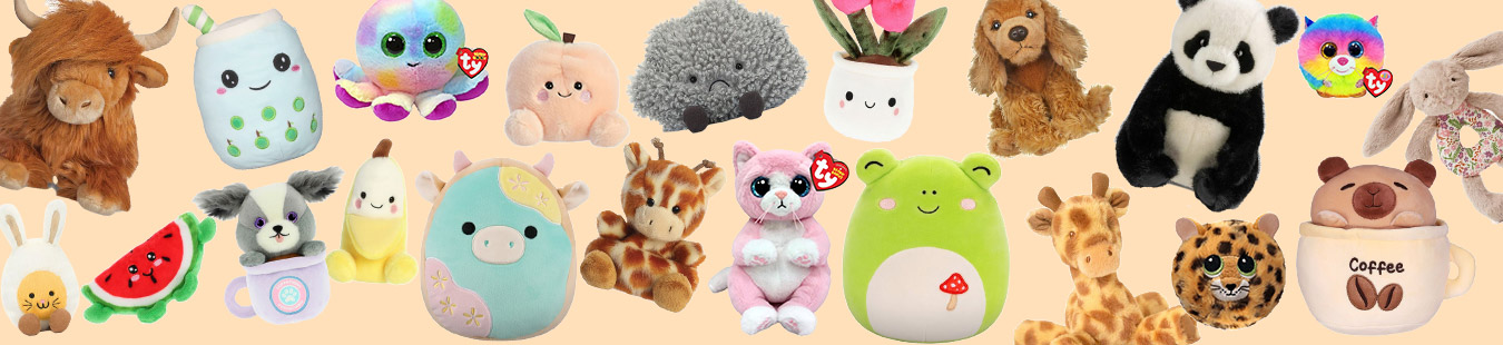 Super cuddly soft toys perfect for babies, toddlers and children