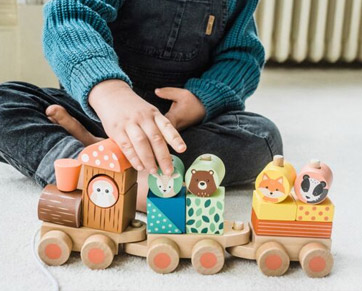 Classic and eco-friendly wooden toys